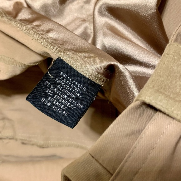 ECI New York Tan Capris Matching Suede Braid Belt - Picture 7 of 13